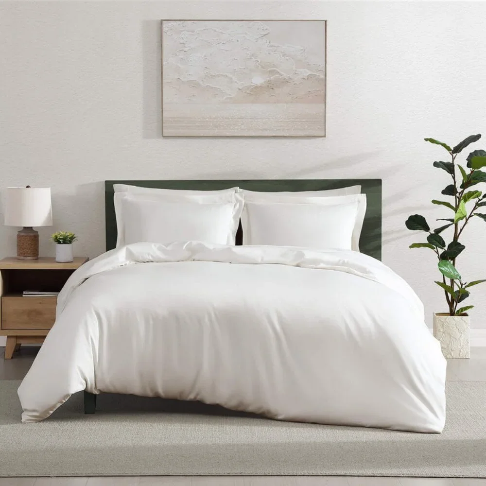 Sunday Citizen Natural Premium Bamboo Duvet Cover White